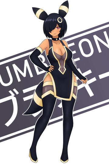 Umbreon Gijinka Umbreon Gijinka