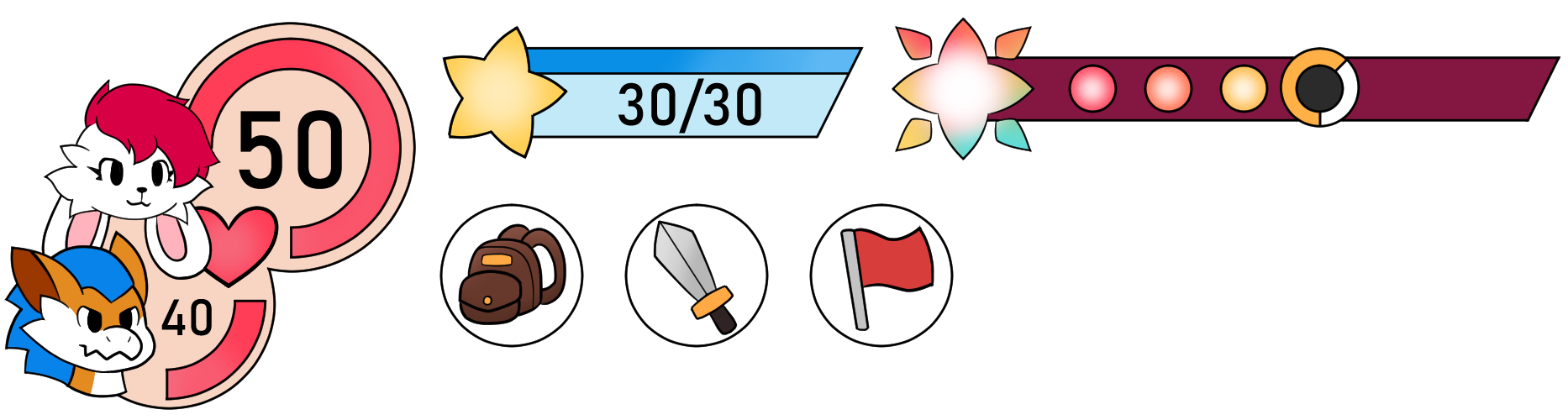 RPG HUD Concept 2