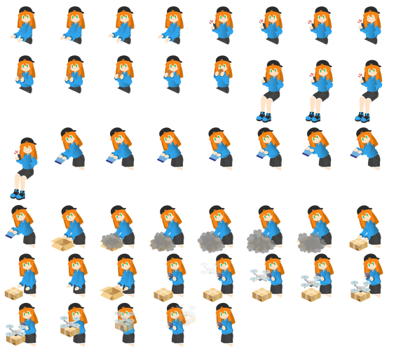 Amber Sprite Sheet