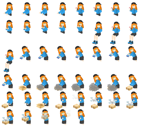 Amber Sprite Sheet